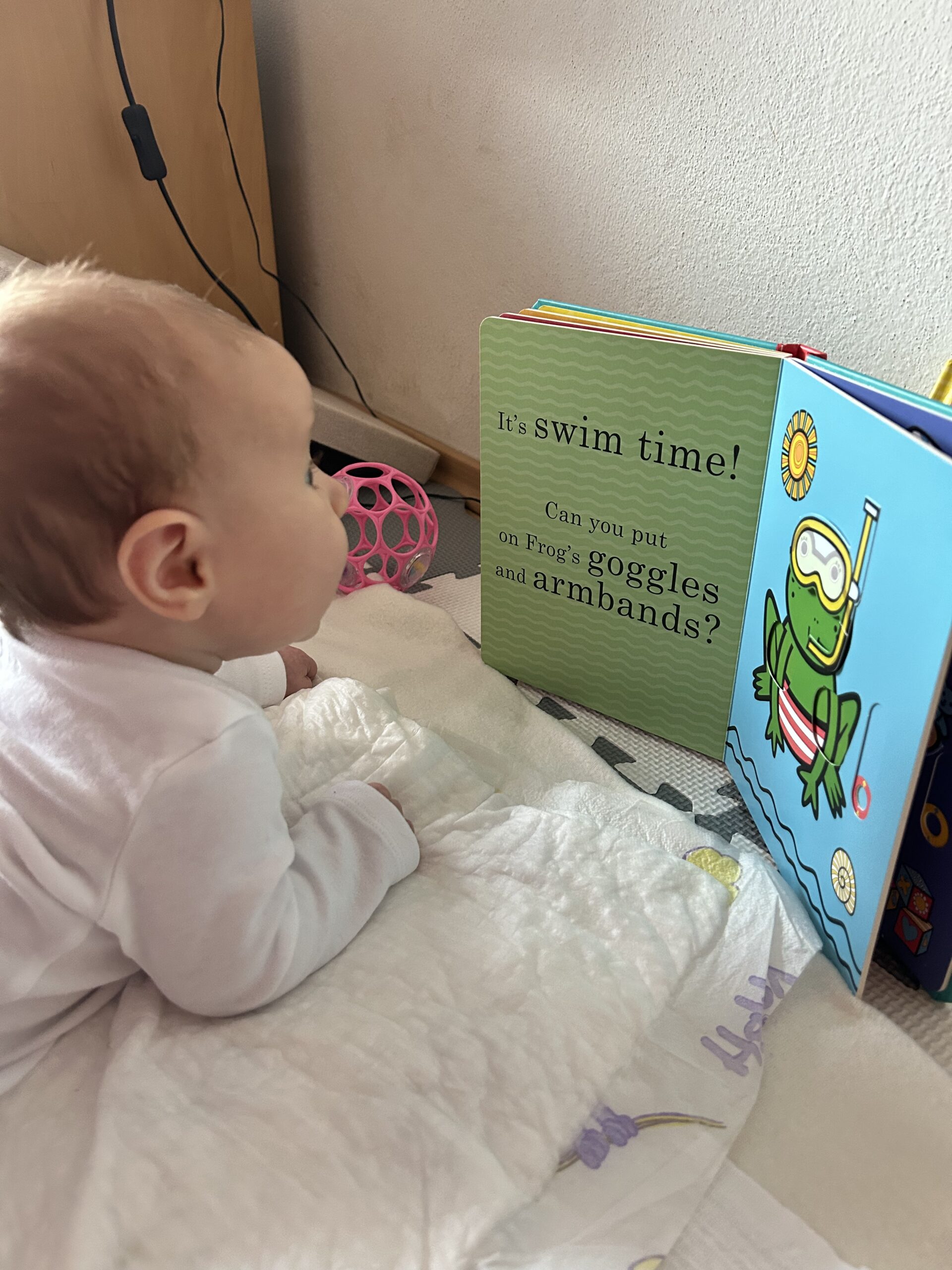 Reading a book together